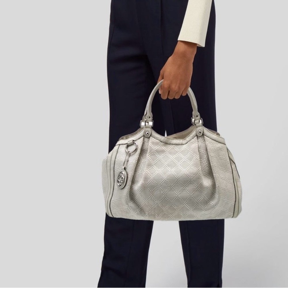 Gucci Vintage GG Signature Sukey Logo Bag
